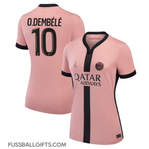 Paris Saint-Germain Ousmane Dembele #10 Fußballbekleidung 3rd trikot Damen 2024-25 Kurzarm